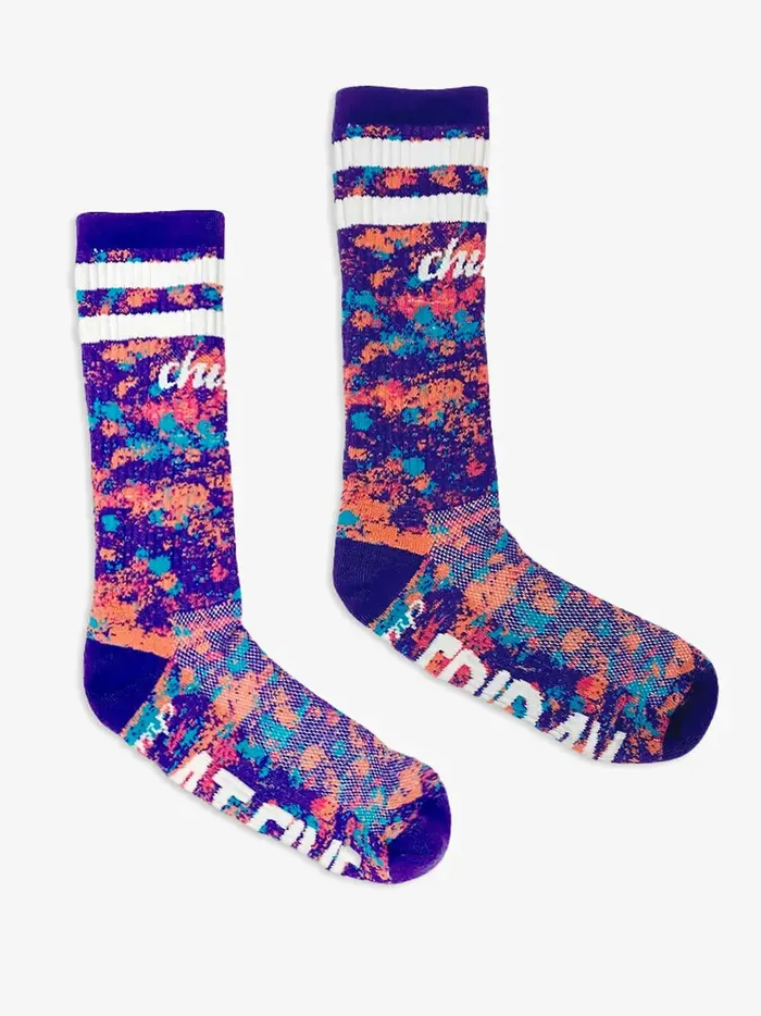 Chubbies Socks Categories The Purple Splatter Socks Purple Splatter
