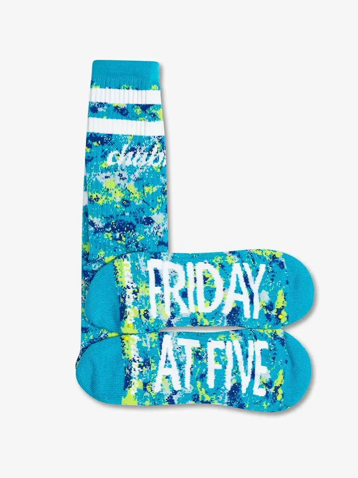 Chubbies Socks Categories The Teal Splatter Socks Aqua Splatter