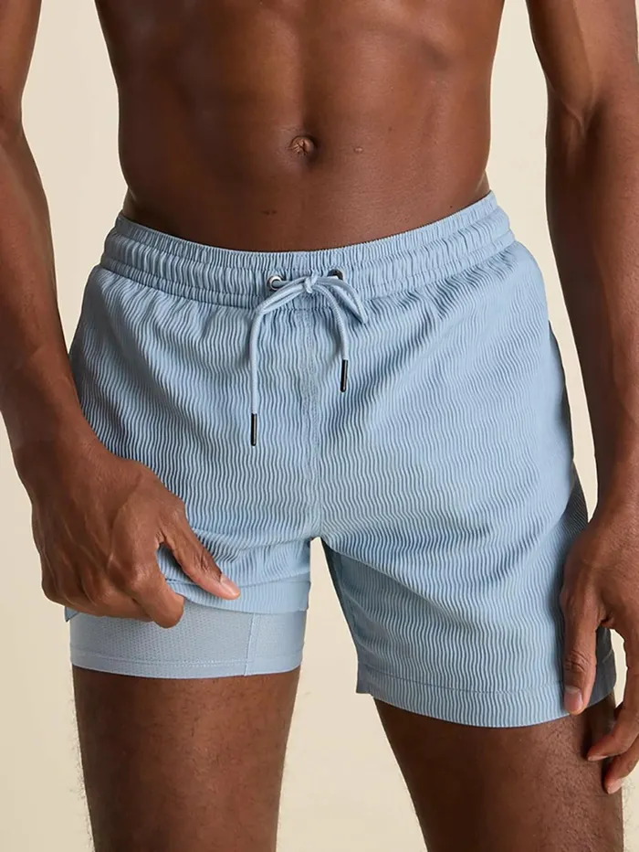 Chubbies Swim Men The Misty Breezes Light Blueblue Liner