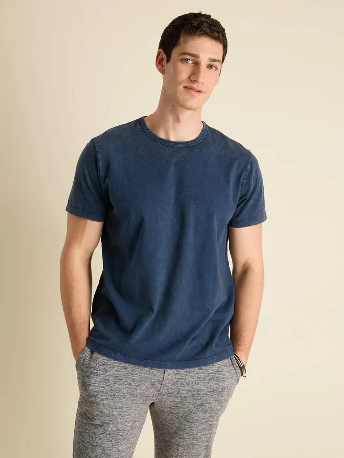 Chubbies Tees and Tanks Men The 247 365 8211 Navy Washed Navy Blue