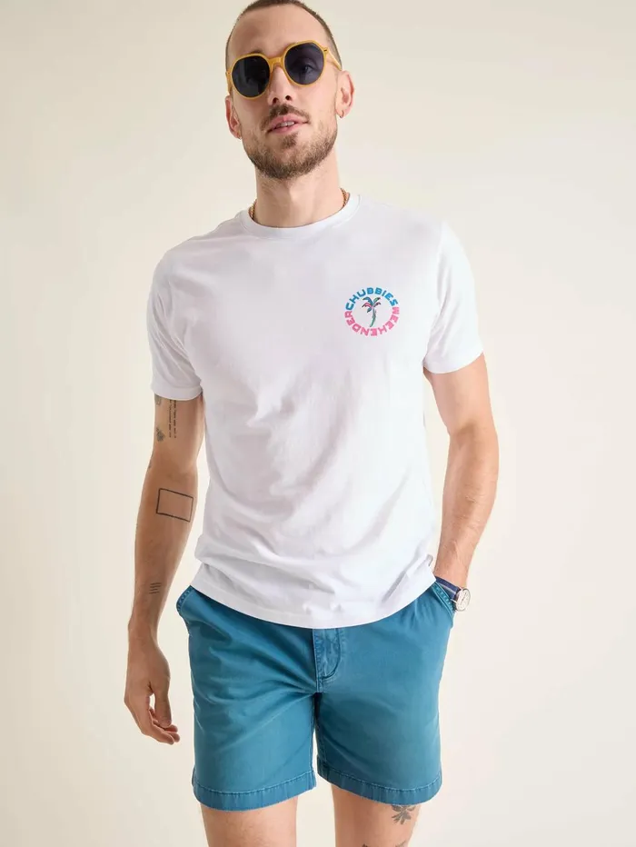 Chubbies Tees and Tanks Men The Havana Night 8211 White White