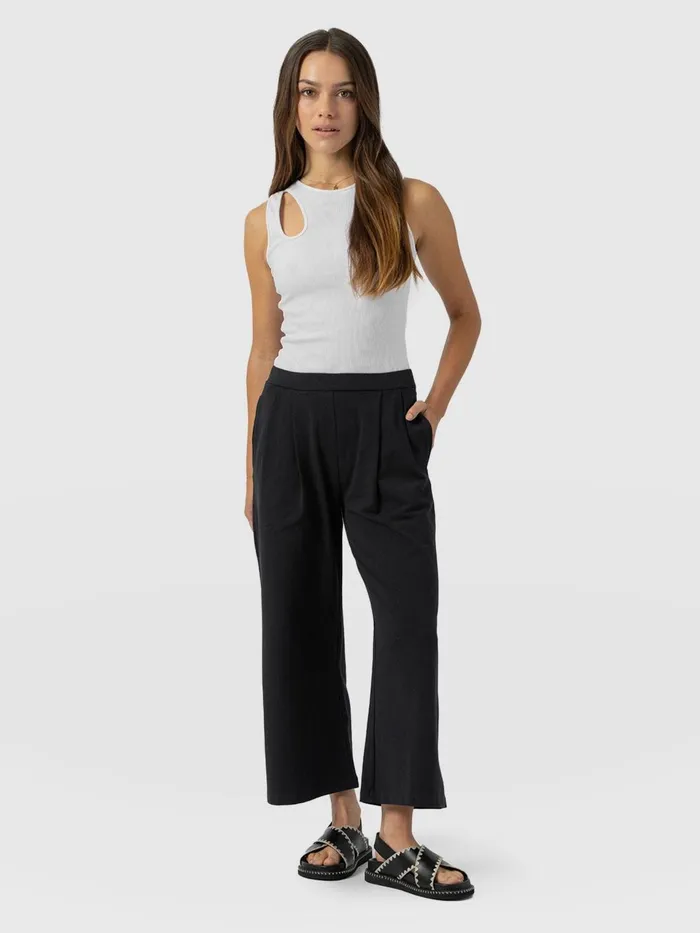 City Culotte 8211 Black Pleats Black Pleats Women Saint And Sofia Shorts