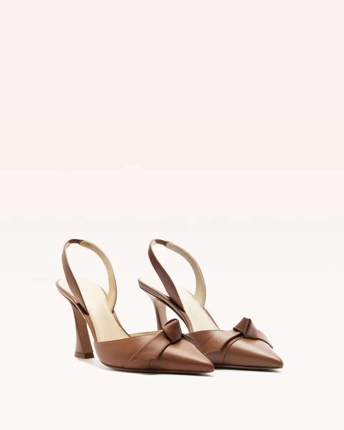 Clarita Bell Slingback 85 Espresso Women Alexandre Birman Pumps