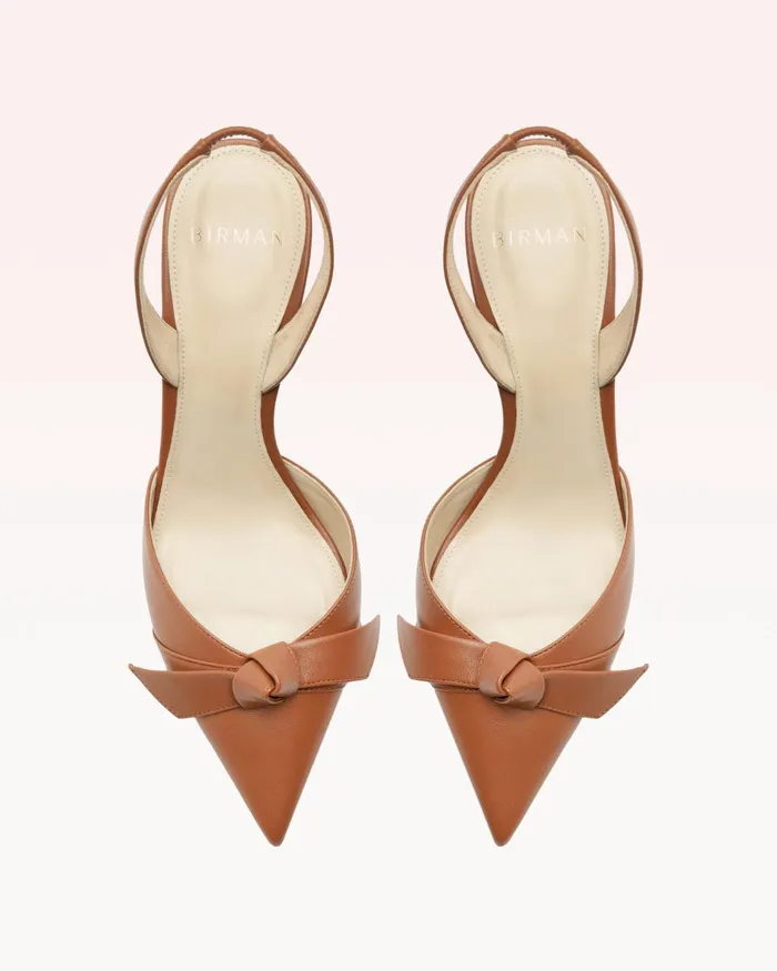 Clarita Bell Slingback 85 Espresso Women Alexandre Birman Pumps