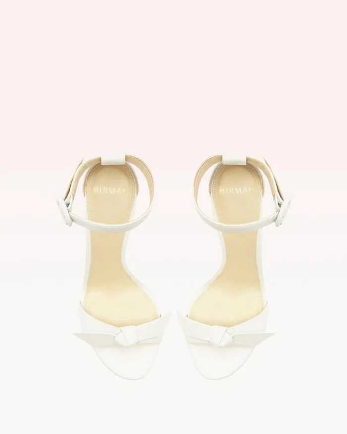 Clarita Buckle 85 White Women Alexandre Birman Sandals