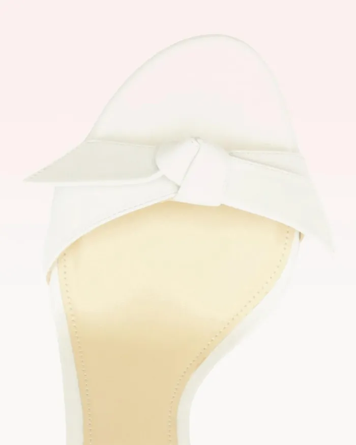Clarita Buckle 85 White Women Alexandre Birman Sandals