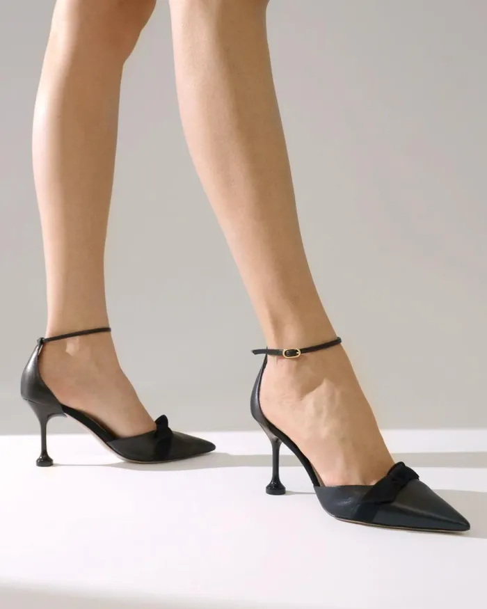 Clarita Flare Pump 85 Black Nero Women Alexandre Birman Pumps