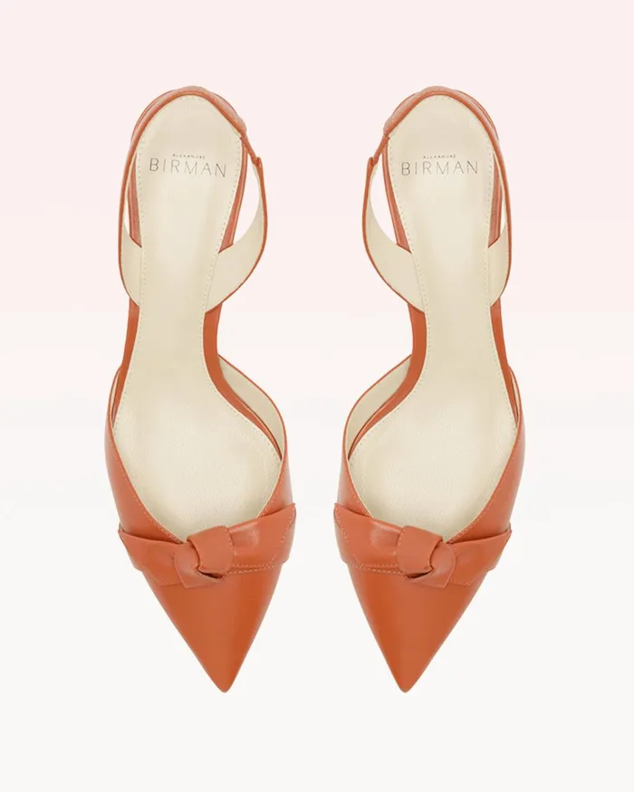 Clarita Slingback 50 Terracota Alexandre Birman Clarita Slingback Terracota Women Alexandre Birman Pumps