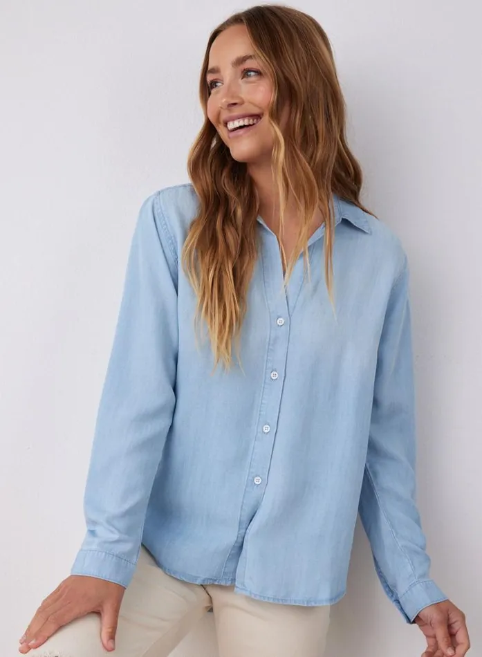Classic Button Down 8211 Sunbleach Wash Women Bella Dahl Button Down