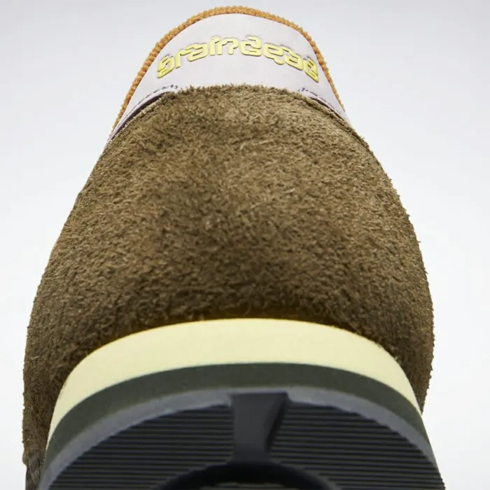 Classic Leather Mens Reebok Brain Dead Classic Leather Shoes Moss Soft Camel Filtered Yellow