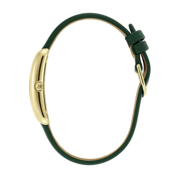Classic Watches Women Olivia Burton 23mm Grove Gold and Forest Green Leather Strap Watch