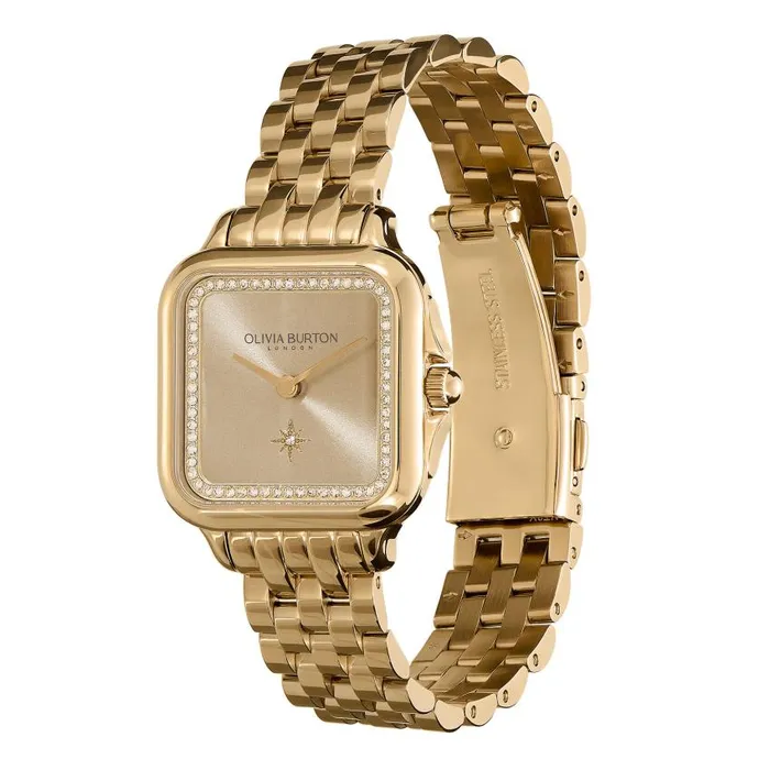 Classic Watches Women Olivia Burton 28mm Grosvenor Gold Bracelet Watch
