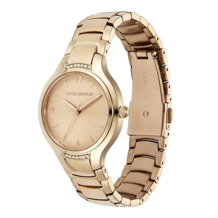 Classic Watches Women Olivia Burton 34mm Lea Rose Gold Bracelet Watch