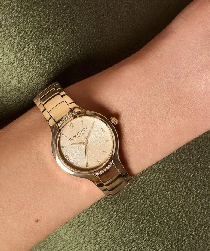 Classic Watches Women Olivia Burton 34mm Lea Rose Gold Bracelet Watch