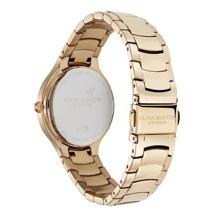 Classic Watches Women Olivia Burton 34mm Lea Rose Gold Bracelet Watch