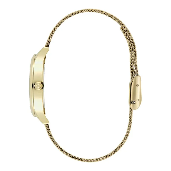 Classic Watches Women Olivia Burton 36mm Wonderlust Ivory and Gold Mesh Watch