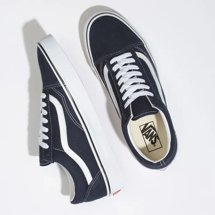 Classics Shoes Men Vans Old Skool Night Skytrue White Classics Shoes Men Vans Old Skool Night Skytrue White