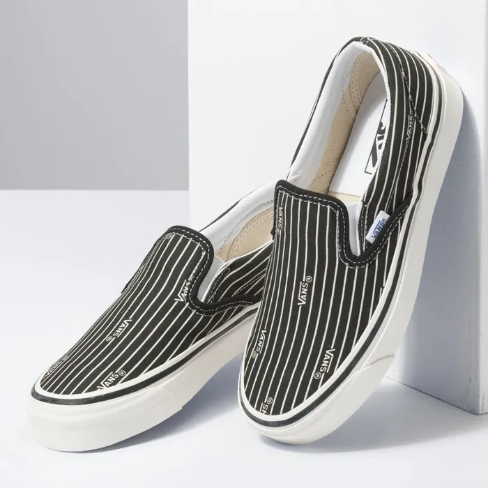 Classics Shoes MenWomen Vans Anaheim Factory Classic SlipOn 98 DX Og Stripesog Black Classics Shoes MenWomen Vans Anaheim Factory Classic SlipOn 98 DX Og Stripesog Black