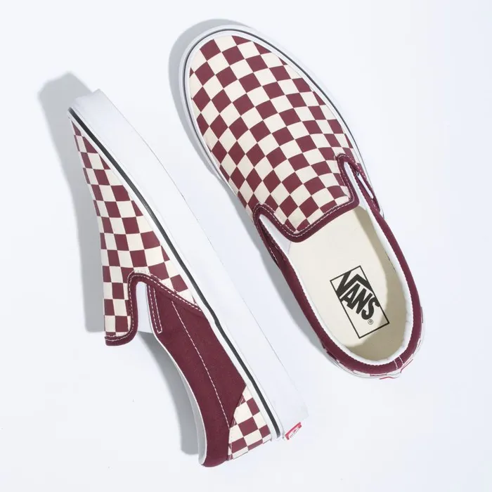 Classics Shoes MenWomen Vans Checkerboard Classic SlipOn Port Royaletrue White Classics Shoes MenWomen Vans Checkerboard Classic SlipOn Port Royaletrue White