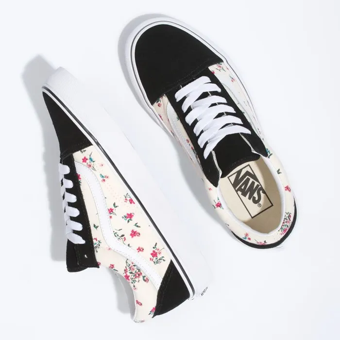 Classics Shoes MenWomen Vans Ditsy Floral Old Skool Classic Whitetrue White Classics Shoes MenWomen Vans Ditsy Floral Old Skool Classic Whitetrue White