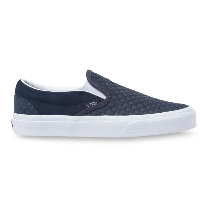 Classics Shoes MenWomen Vans Emboss Mini Check Classic SlipOn India Inktrue White Classics Shoes MenWomen Vans Emboss Mini Check Classic SlipOn India Inktrue White
