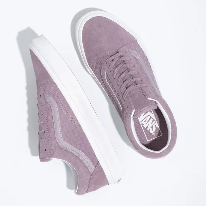 Classics Shoes MenWomen Vans Emboss Mini Check Old Skool Nirvanatrue White Classics Shoes MenWomen Vans Emboss Mini Check Old Skool Nirvanatrue White