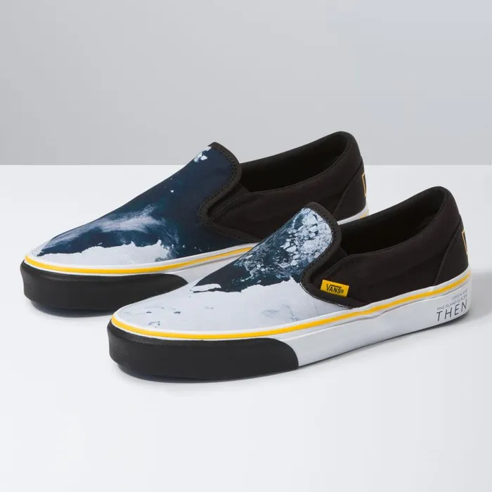 Classics Shoes MenWomen Vans National Geographic SlipOn Thennow Glacier