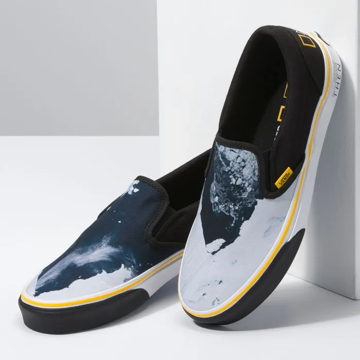 Classics Shoes MenWomen Vans National Geographic SlipOn Thennow Glacier