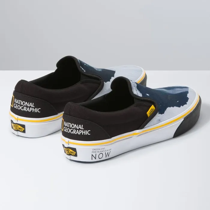 Classics Shoes MenWomen Vans National Geographic SlipOn Thennow Glacier