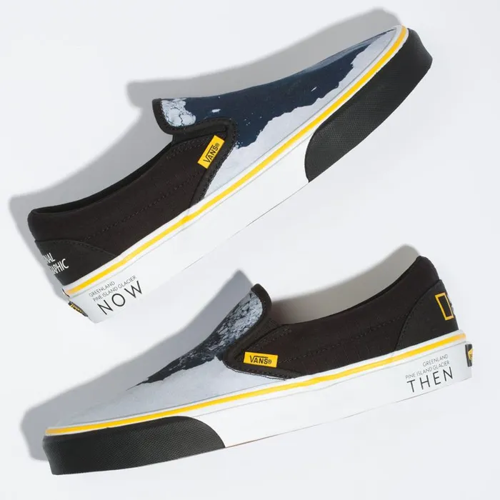 Classics Shoes MenWomen Vans National Geographic SlipOn Thennow Glacier