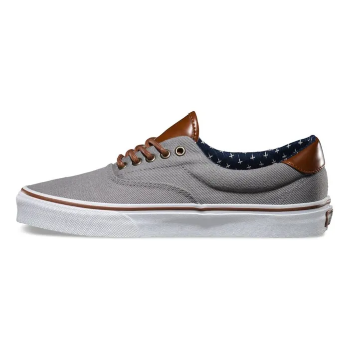 Classics Shoes MenWomen Vans TandL Era 59 Frost Grayplus Classics Shoes MenWomen Vans TandL Era 59 Frost Grayplus