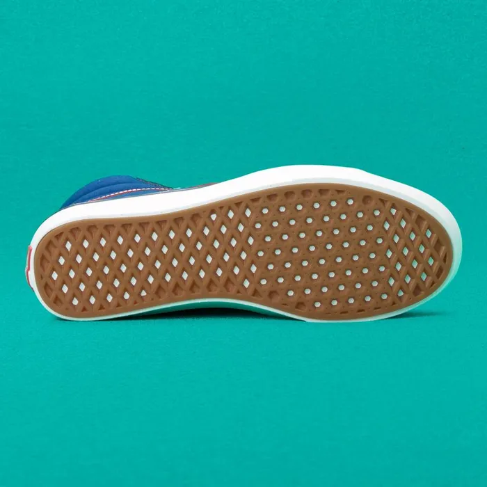 Classics Shoes MenWomen Vans TriTone ComfyCush Sk8Hi Dress Bluesbluered Classics Shoes MenWomen Vans TriTone ComfyCush Sk8Hi Dress Bluesbluered