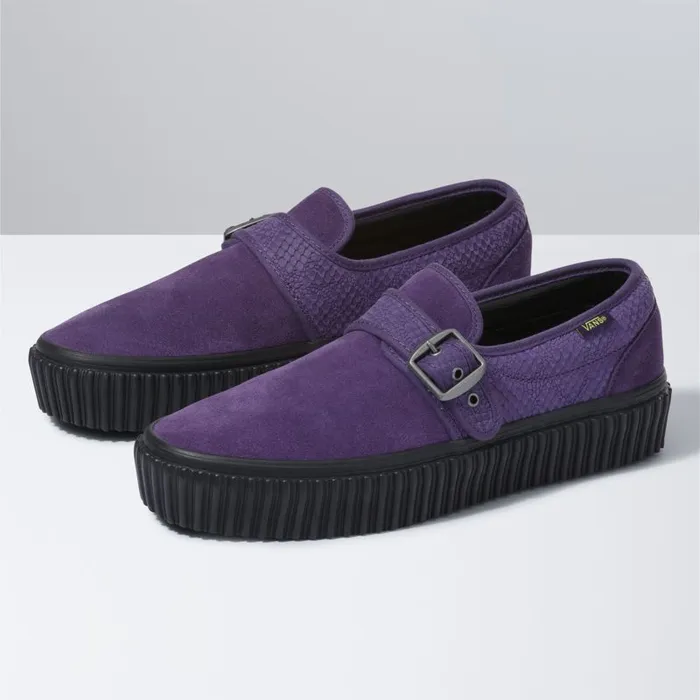 Classics Shoes Women Vans Animal Style 47 Creeper Snakepurple Velvet