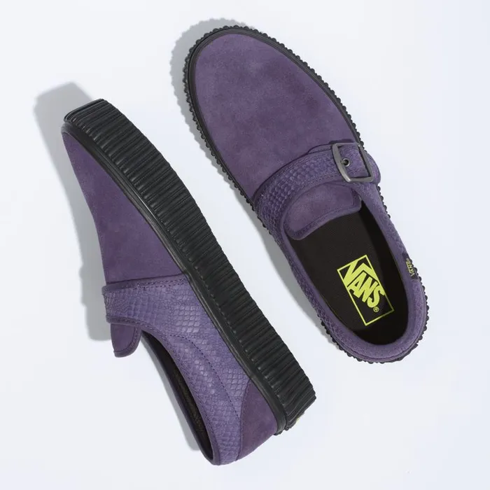 Classics Shoes Women Vans Animal Style 47 Creeper Snakepurple Velvet Classics Shoes Women Vans Animal Style 47 Creeper Snakepurple Velvet