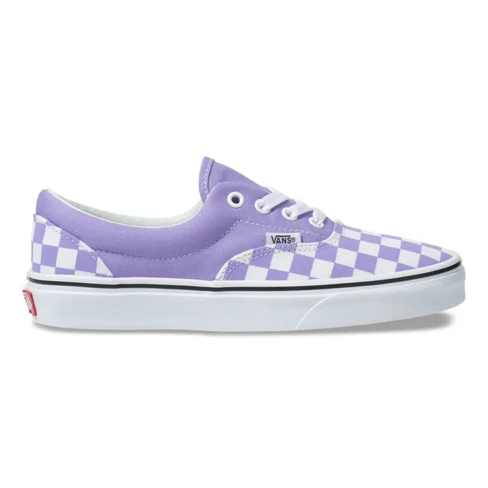 Classics Shoes Women Vans Checkerboard Era Violet Tuliptrue White Classics Shoes Women Vans Checkerboard Era Violet Tuliptrue White