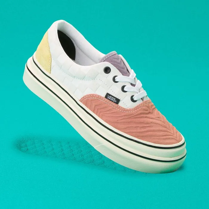 Classics Shoes Women Vans Mixed Media Super ComfyCush Era Antique Whitemulti