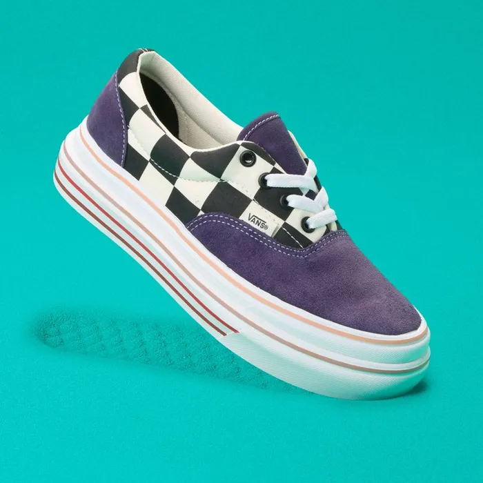 Classics Shoes Women Vans Super ComfyCush Era Purple Velvetclassic White