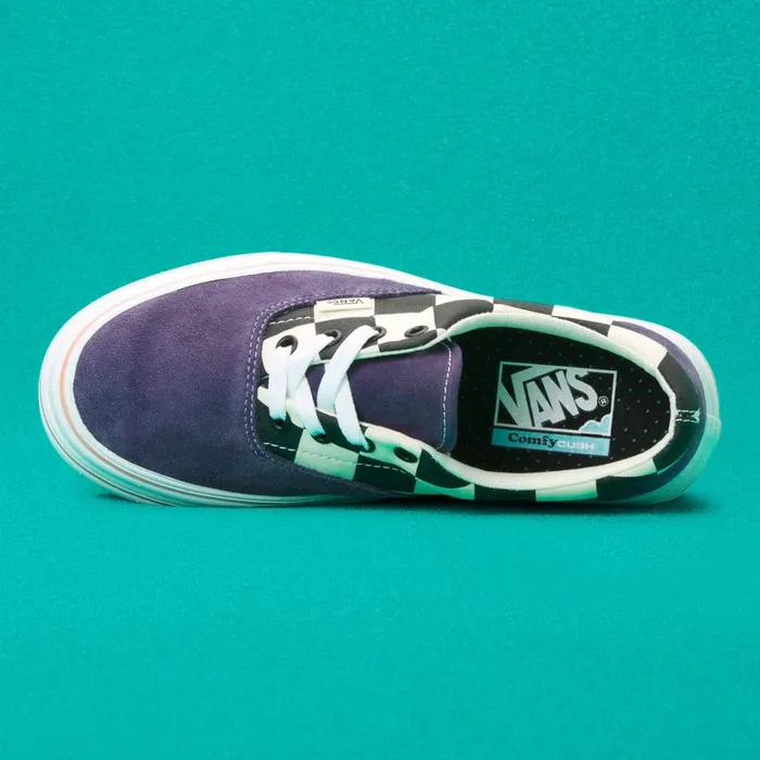 Classics Shoes Women Vans Super ComfyCush Era Purple Velvetclassic White Classics Shoes Women Vans Super ComfyCush Era Purple Velvetclassic White