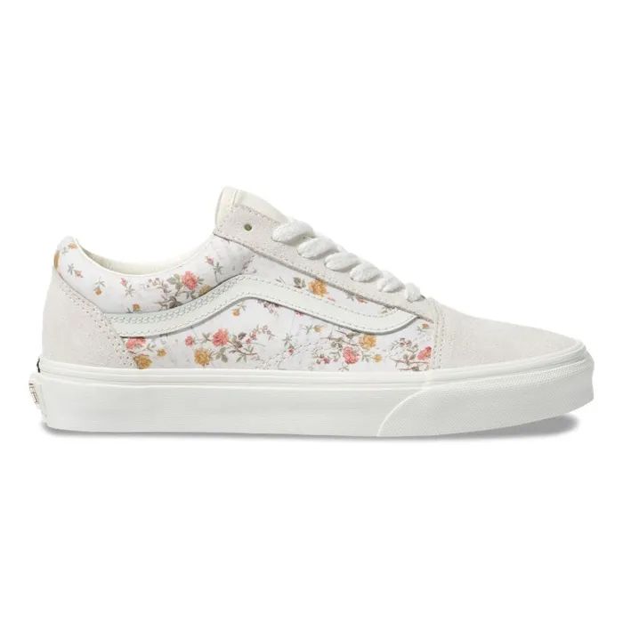 Classics Shoes Women Vans Vintage Old Skool Floralmarshmallow Classics Shoes Women Vans Vintage Old Skool Floralmarshmallow