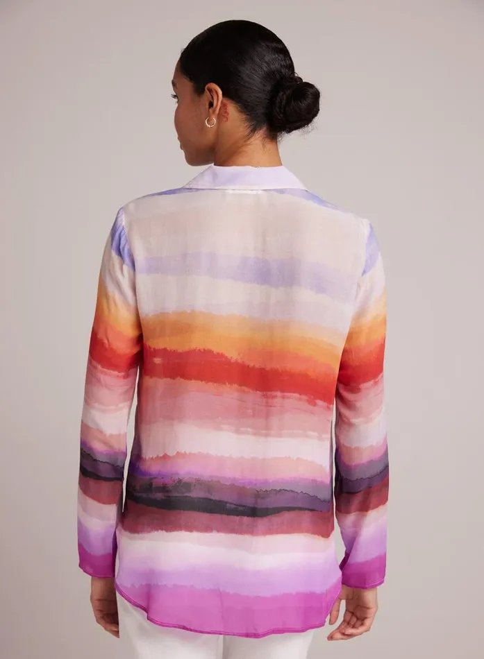 Clean Shirt 8211 Canyon Stripe Print Women Bella Dahl Long Sleeve Clean Shirt 8211 Canyon Stripe Print Women Bella Dahl Long Sleeve
