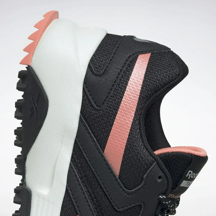 Comfortable Shoes Womens Reebok Lavante Terrain Running Shoes Core Black Ceramic Pink Twisted Coral