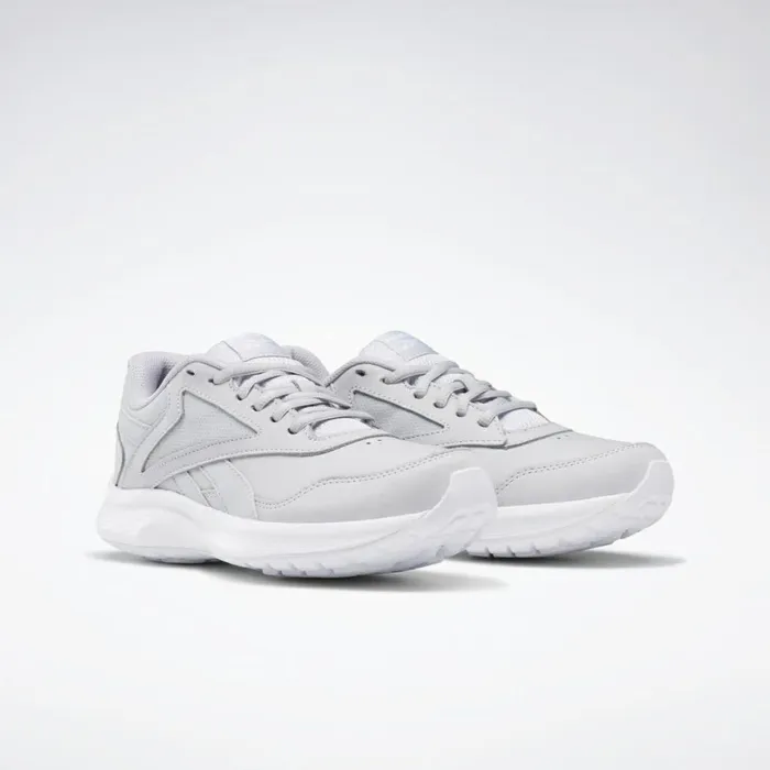 Comfortable Shoes Womens Reebok Walk Ultra 7 DMX MAX Shoes Cold Grey 2 White Collegiate Royal