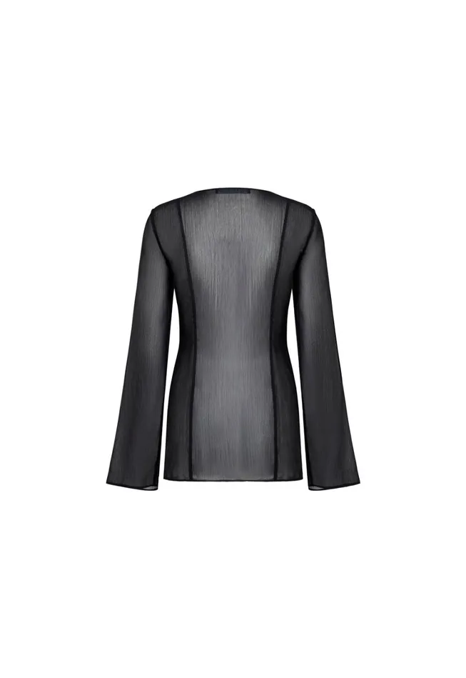 Cover Ups Women Lioness Fashion BARELY THERE TIE TOP Onyx Cover Ups Women Lioness Fashion BARELY THERE TIE TOP Onyx