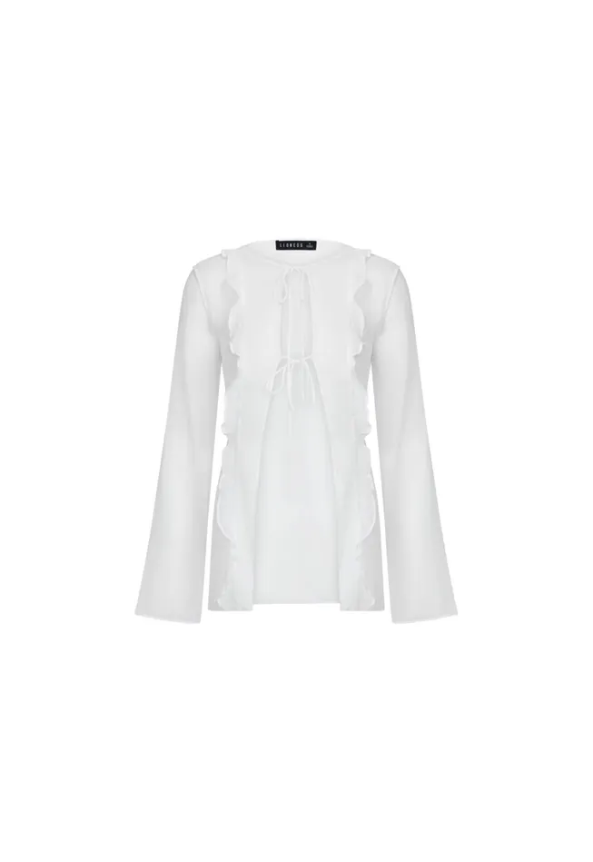 Cover Ups Women Lioness Fashion BARELY THERE TIE TOP Porcelain Cover Ups Women Lioness Fashion BARELY THERE TIE TOP Porcelain