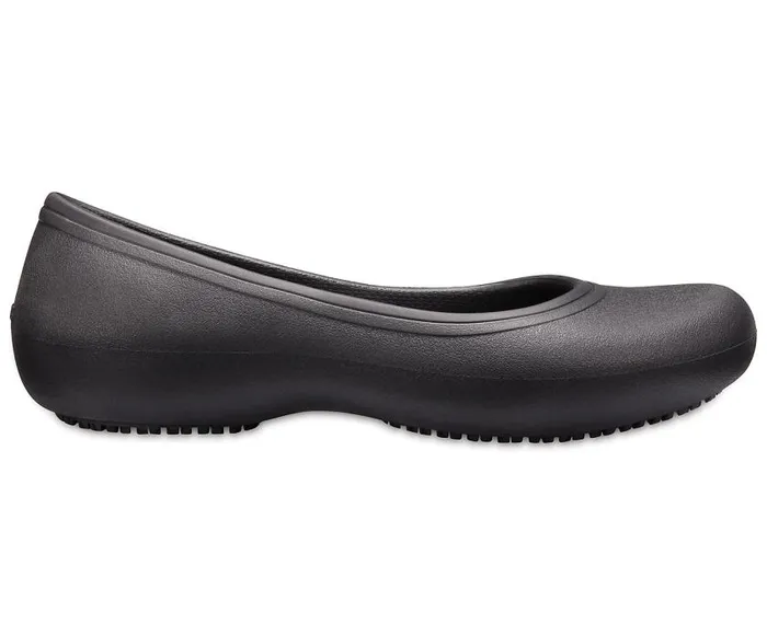 Crocs Flats Crocs At Work Flat Black 8211 Women