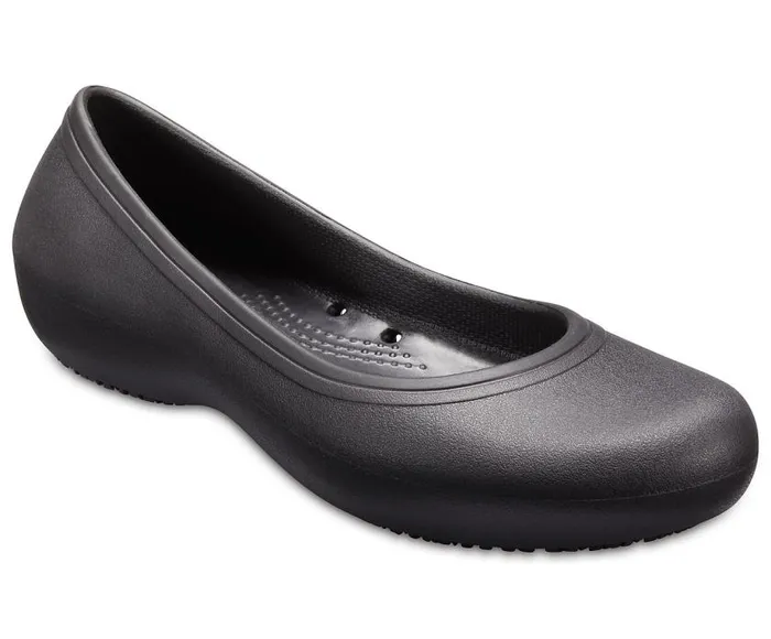 Crocs Flats Crocs At Work Flat Black 8211 Women