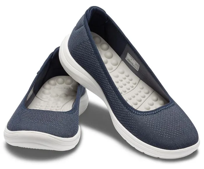 Crocs Flats Crocs Reviva Flat Navy White 8211 Women