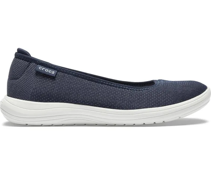 Crocs Flats Crocs Reviva Flat Navy White 8211 Women