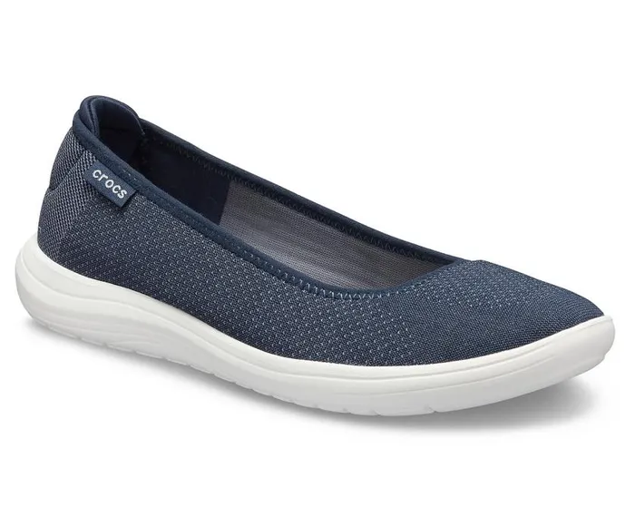 Crocs Flats Crocs Reviva Flat Navy White 8211 Women