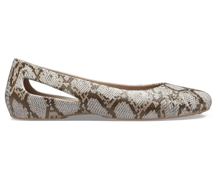 Crocs Flats Crocs Sloane Graphic Flat Mushroom 8211 Women